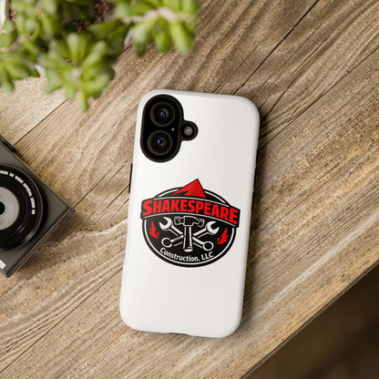 Tough Cases: Shakespeare Construction Logo Phone Case