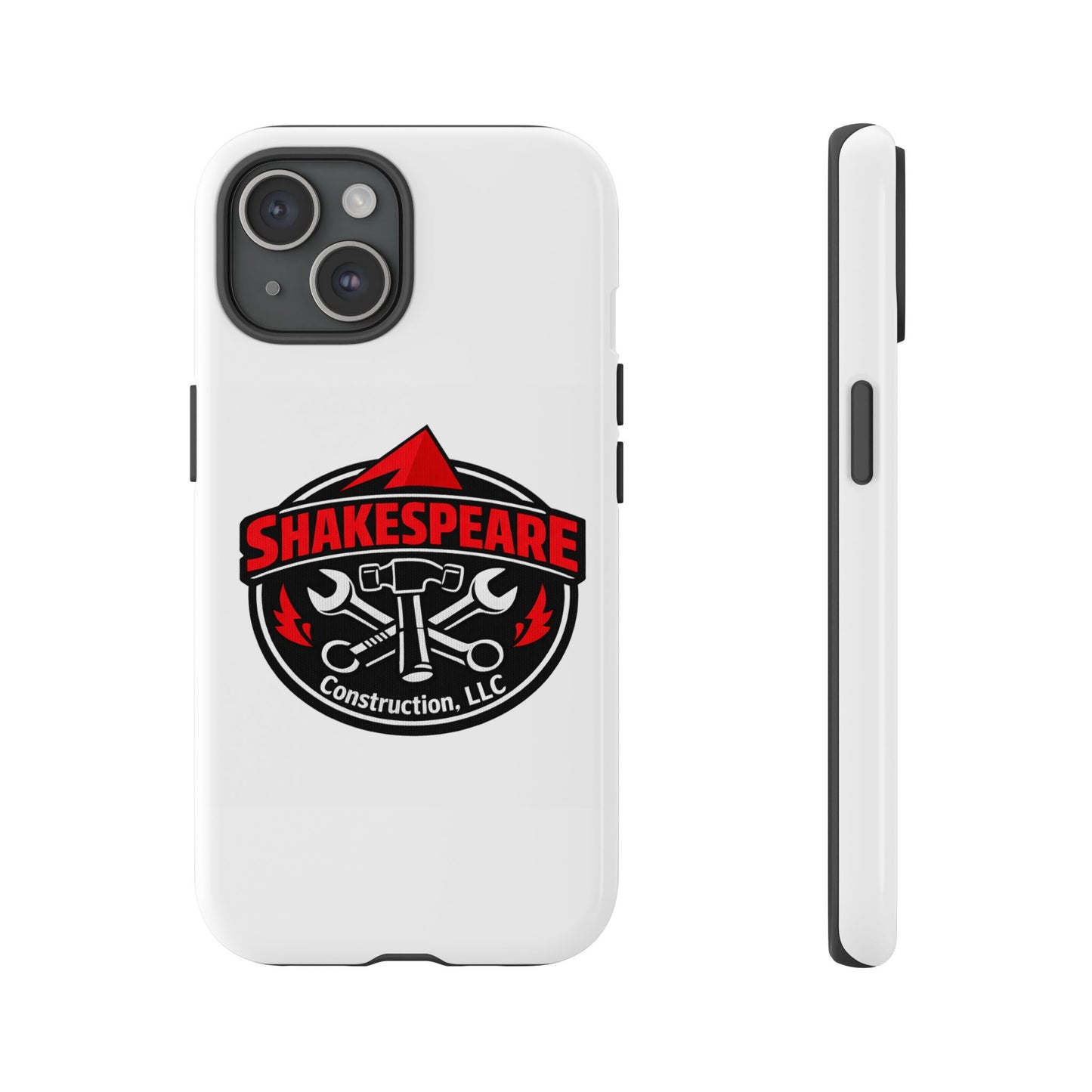 Tough Cases: Shakespeare Construction Logo Phone Case