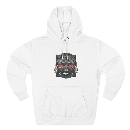 Retro Red Camaro Hoodie — Vintage Muscle Car Graphic Pullover