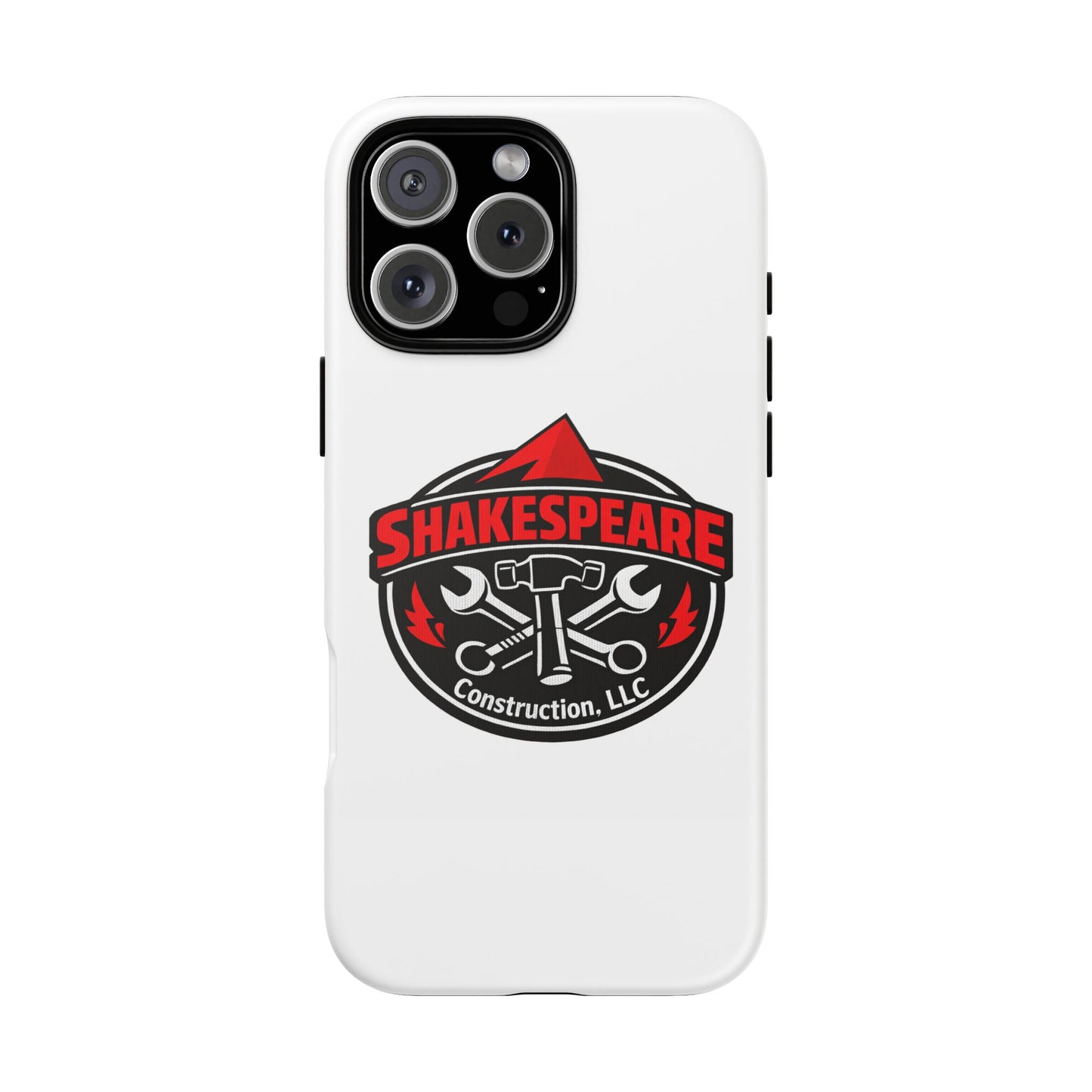 Tough Cases: Shakespeare Construction Logo Phone Case