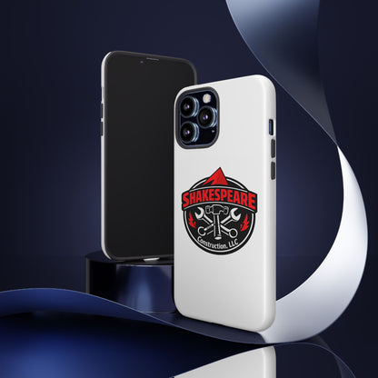 Tough Cases: Shakespeare Construction Logo Phone Case