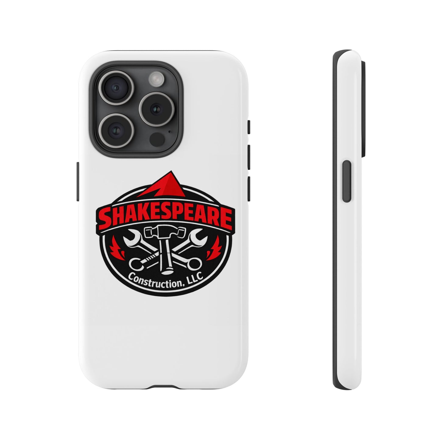 Tough Cases: Shakespeare Construction Logo Phone Case