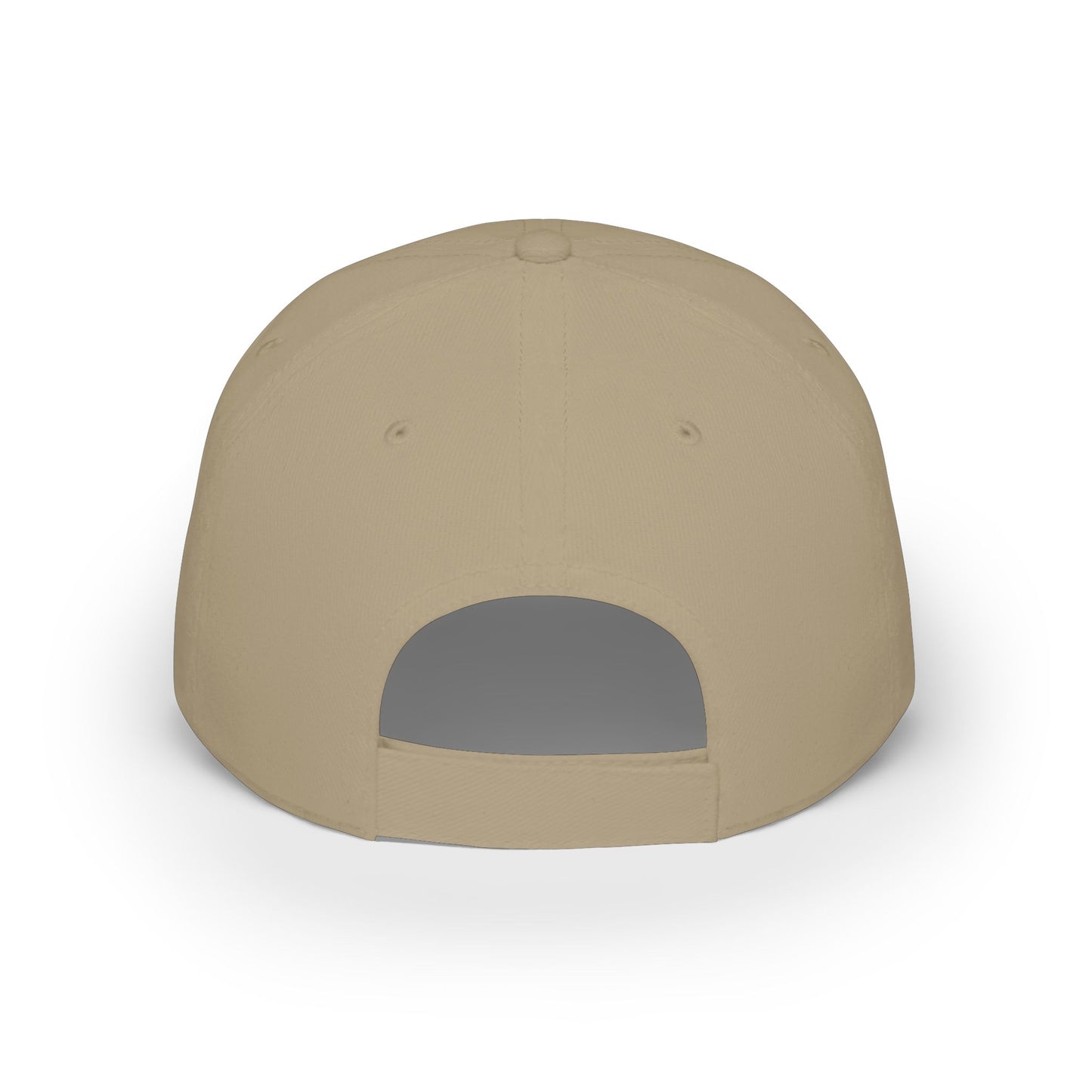 Groom Baseball Cap — Embroidered Red Low Profile Wedding Hat