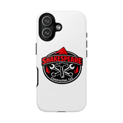 Tough Cases: Shakespeare Construction Logo Phone Case