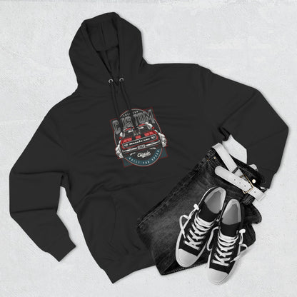 Retro Red Camaro Hoodie — Vintage Muscle Car Graphic Pullover
