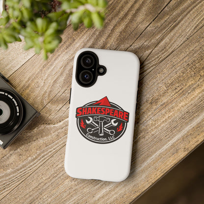 Tough Cases: Shakespeare Construction Logo Phone Case