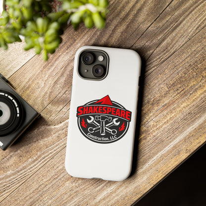 Tough Cases: Shakespeare Construction Logo Phone Case