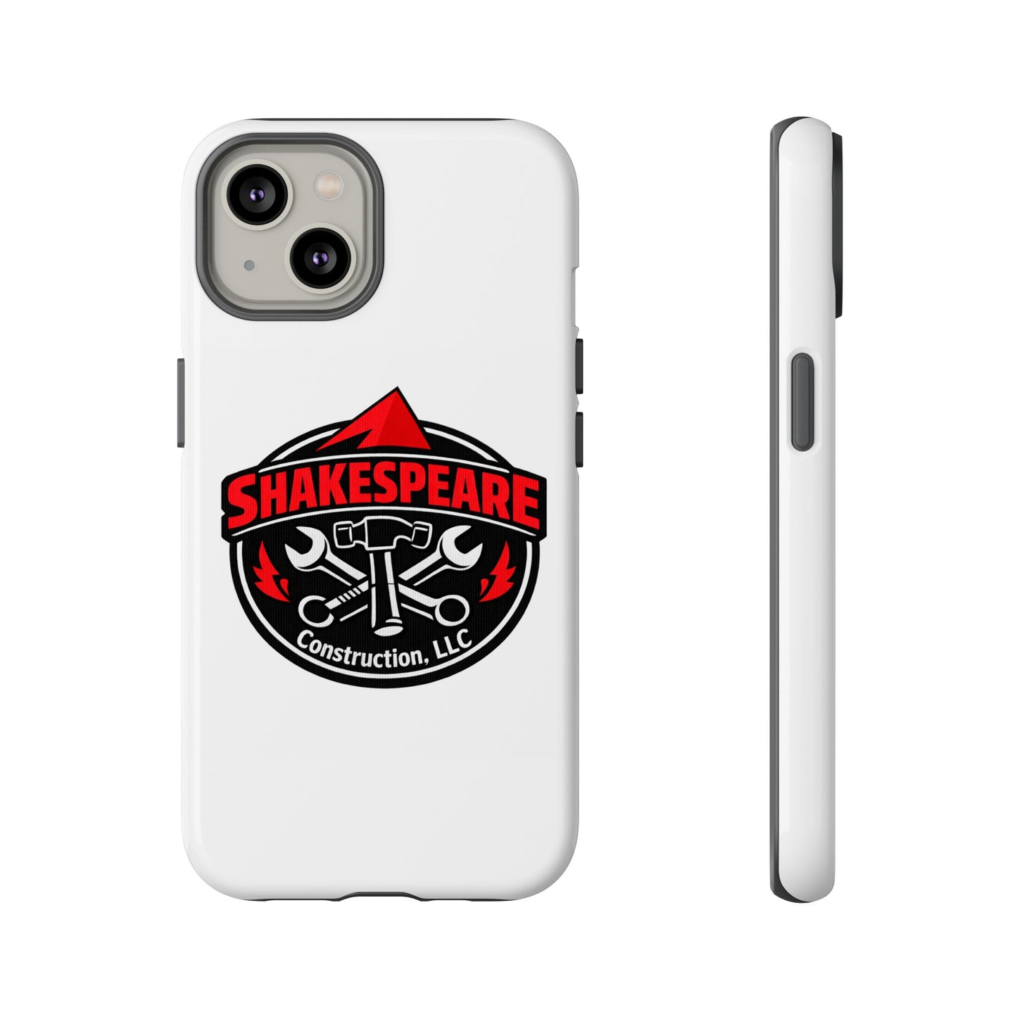 Tough Cases: Shakespeare Construction Logo Phone Case