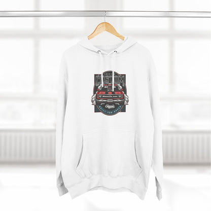 Retro Red Camaro Hoodie — Vintage Muscle Car Graphic Pullover