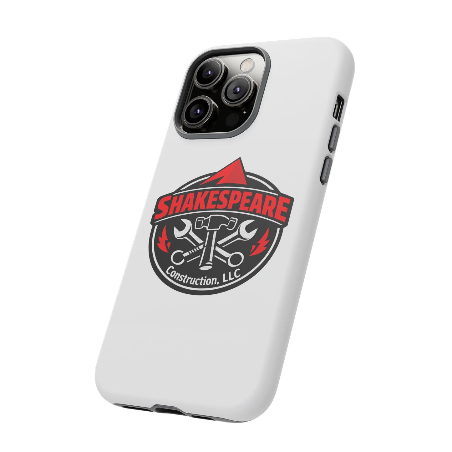 Tough Cases: Shakespeare Construction Logo Phone Case