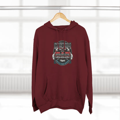 Retro Red Camaro Hoodie — Vintage Muscle Car Graphic Pullover
