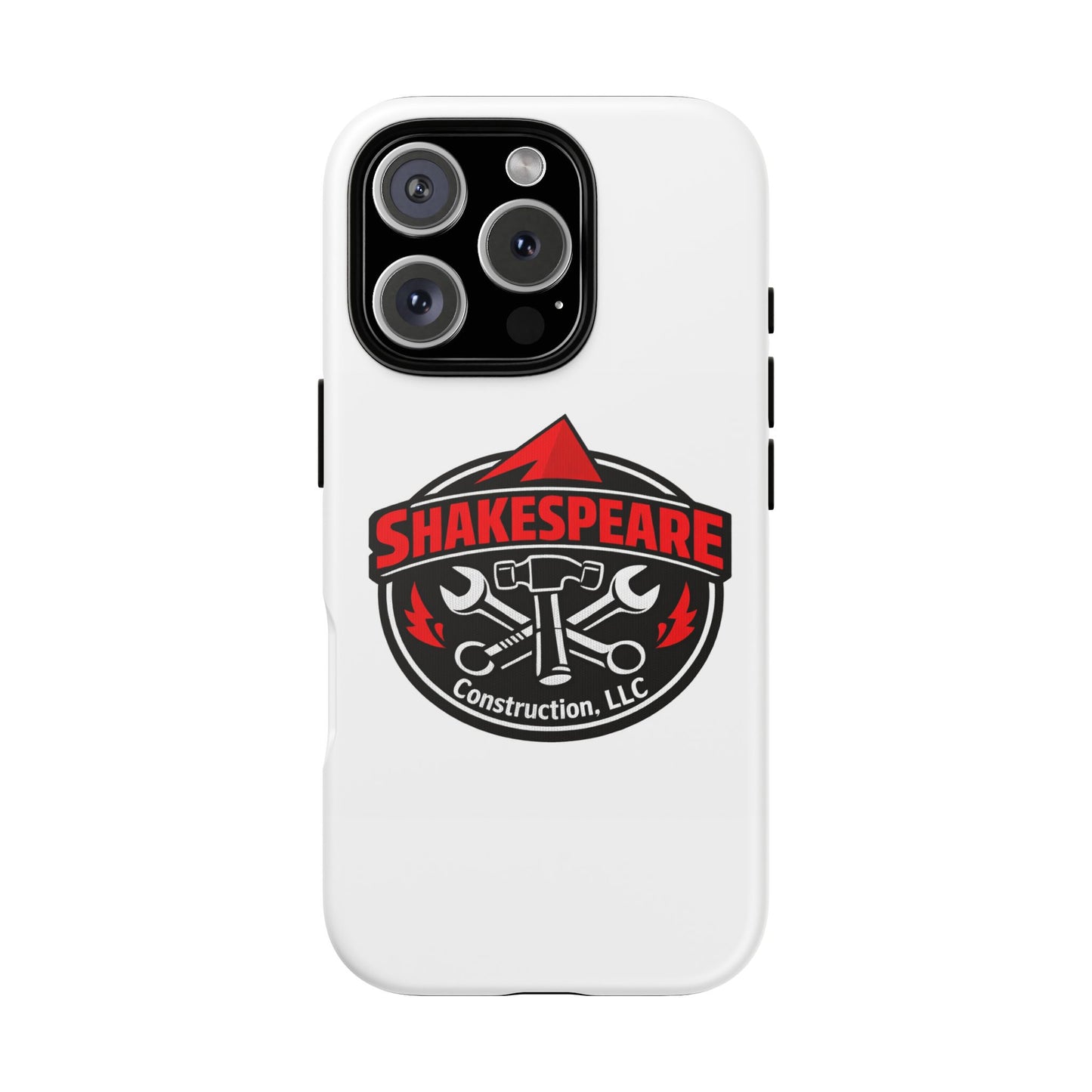 Tough Cases: Shakespeare Construction Logo Phone Case