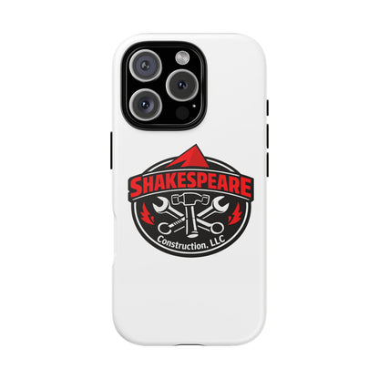 Tough Cases: Shakespeare Construction Logo Phone Case