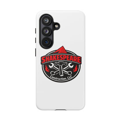 Tough Cases: Shakespeare Construction Logo Phone Case