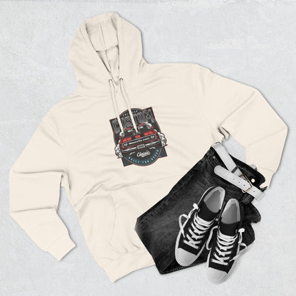 Retro Red Camaro Hoodie — Vintage Muscle Car Graphic Pullover