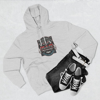 Retro Red Camaro Hoodie — Vintage Muscle Car Graphic Pullover