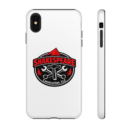 Tough Cases: Shakespeare Construction Logo Phone Case