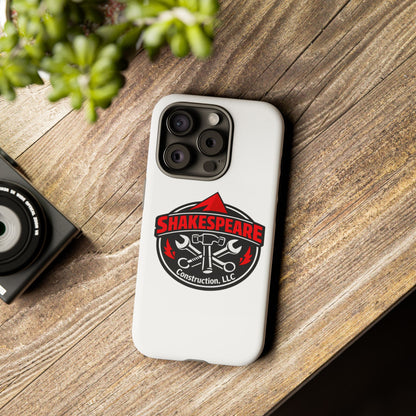 Tough Cases: Shakespeare Construction Logo Phone Case