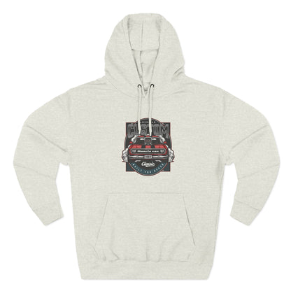 Retro Red Camaro Hoodie — Vintage Muscle Car Graphic Pullover