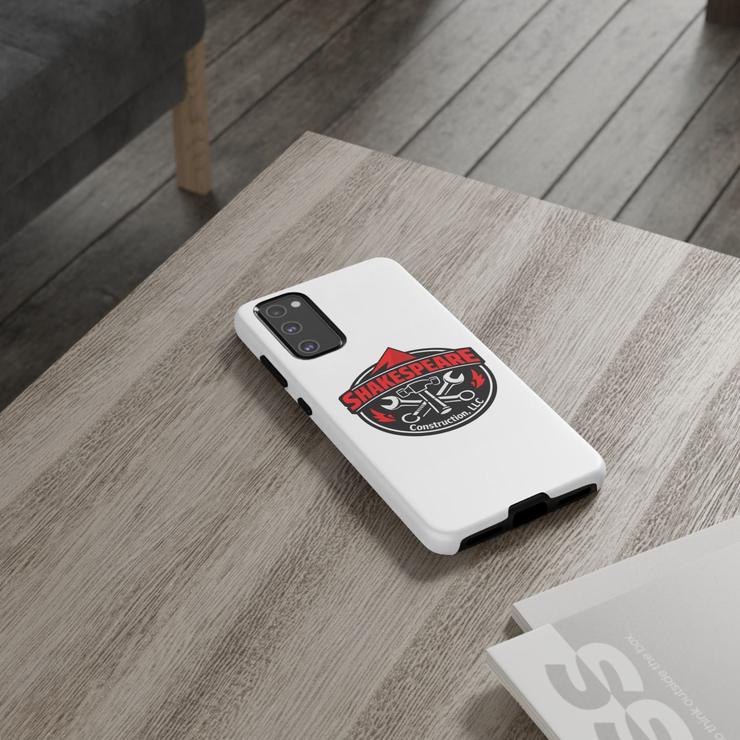 Tough Cases: Shakespeare Construction Logo Phone Case
