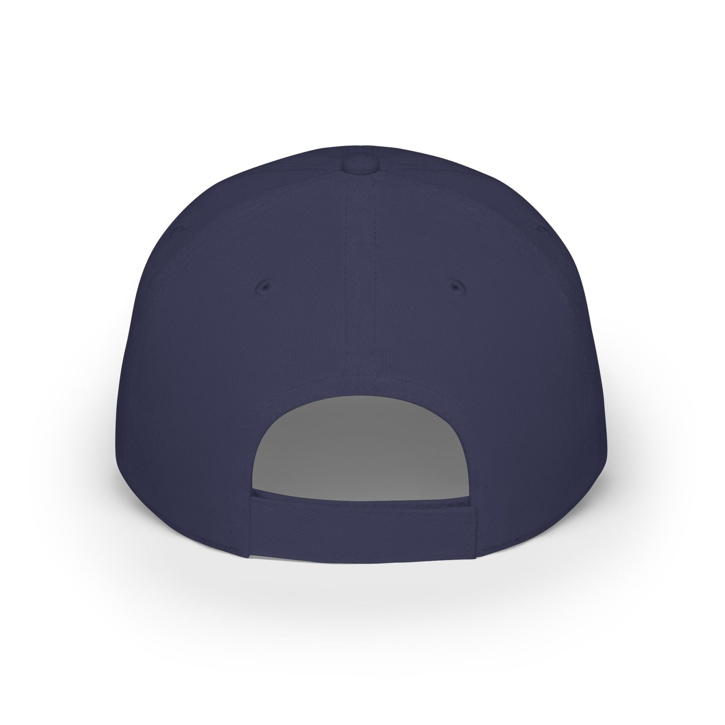 Groom Baseball Cap — Embroidered Red Low Profile Wedding Hat