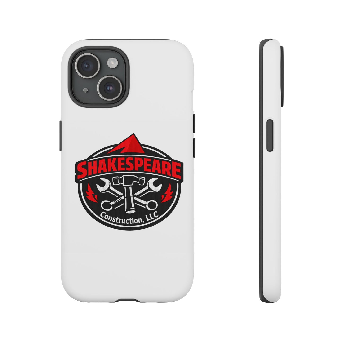 Tough Cases: Shakespeare Construction Logo Phone Case