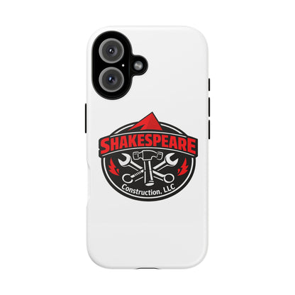 Tough Cases: Shakespeare Construction Logo Phone Case