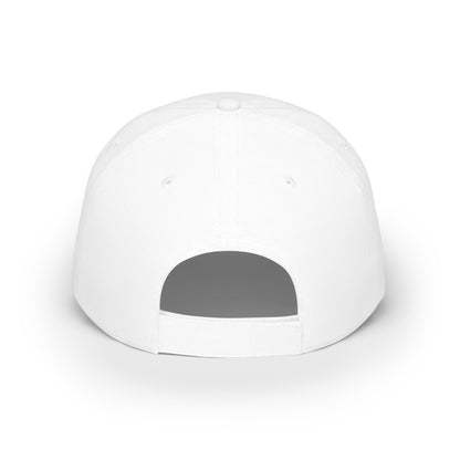 Groom Baseball Cap — Embroidered Red Low Profile Wedding Hat