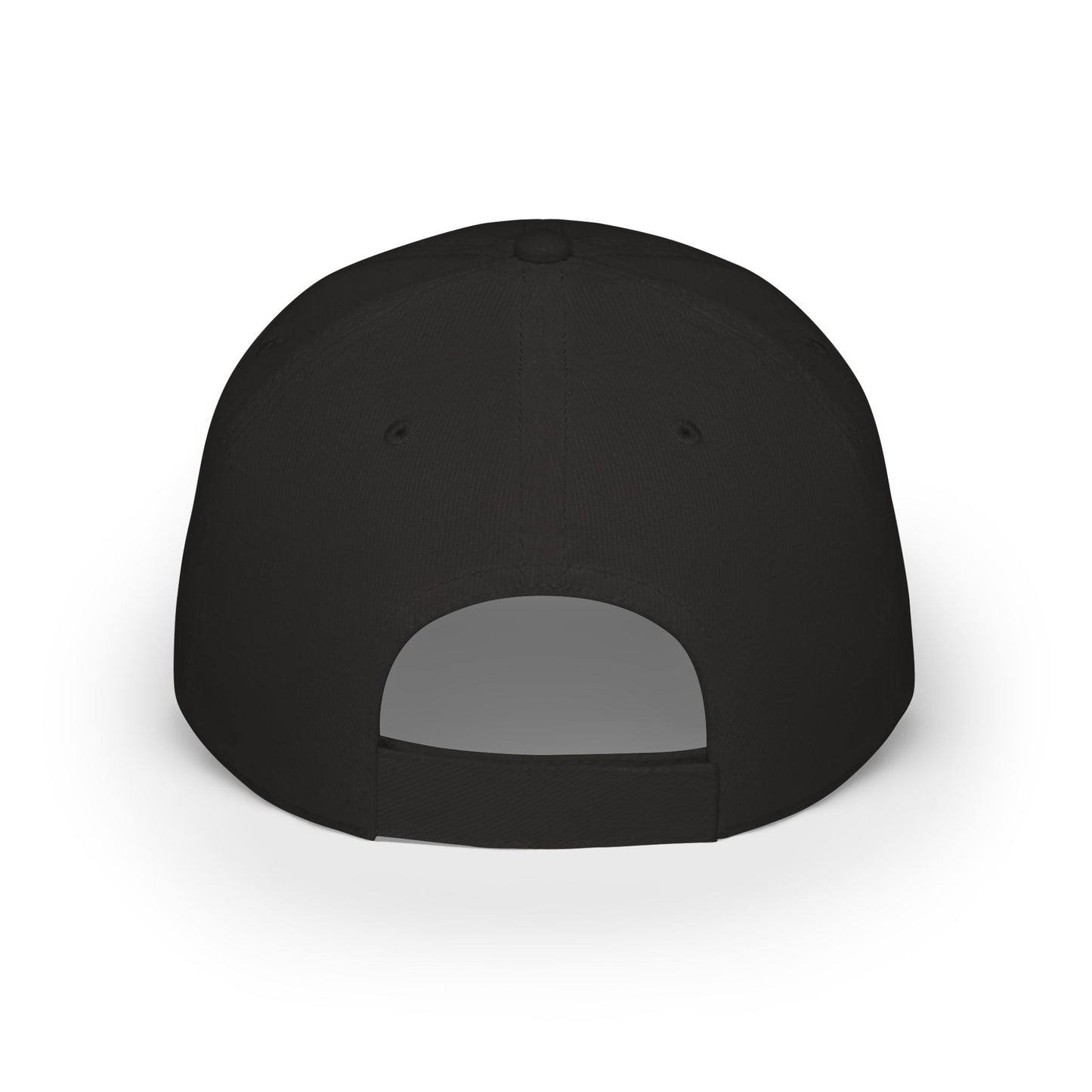 Groom Baseball Cap — Embroidered Red Low Profile Wedding Hat