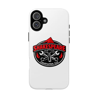 Tough Cases: Shakespeare Construction Logo Phone Case