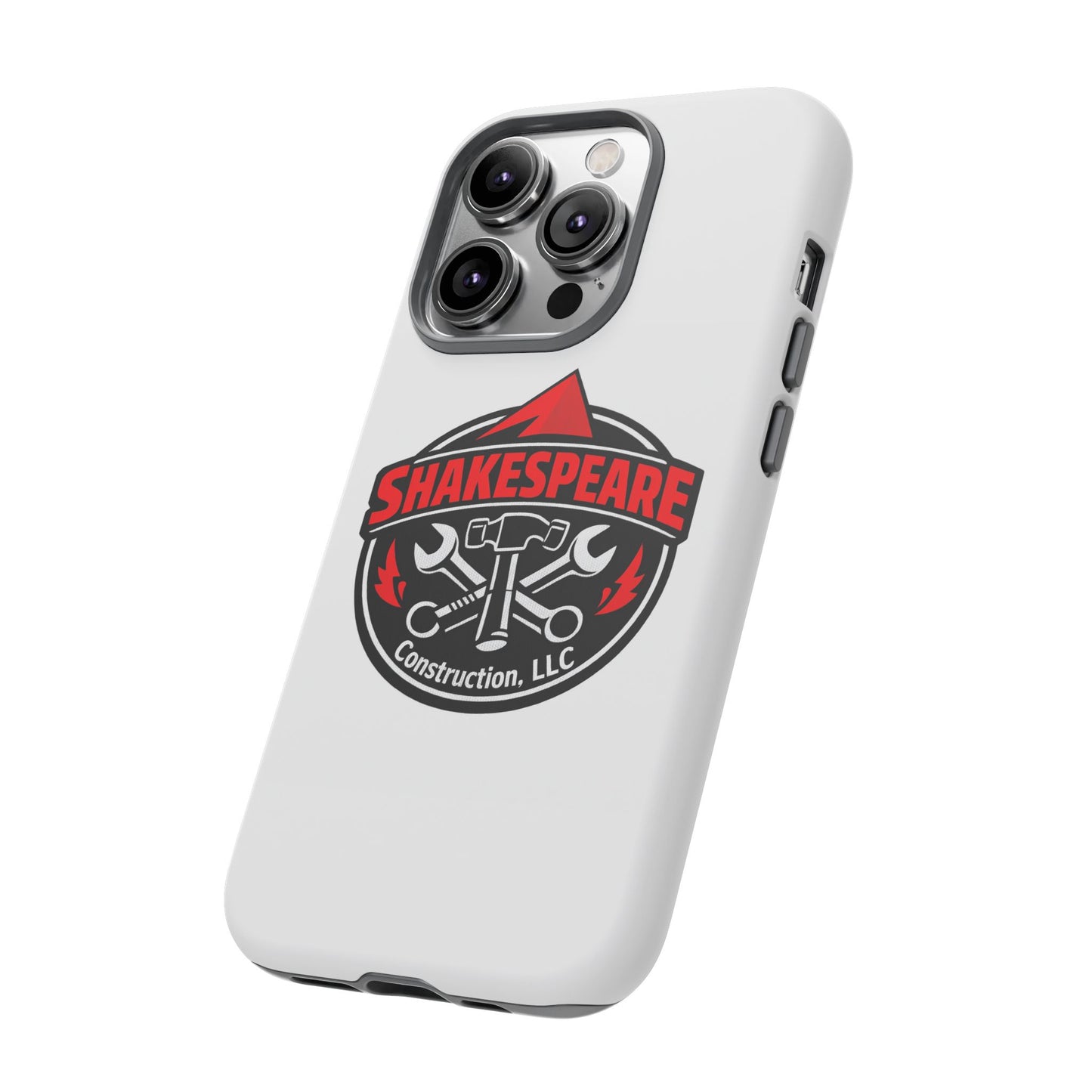 Tough Cases: Shakespeare Construction Logo Phone Case