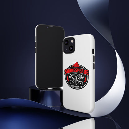 Tough Cases: Shakespeare Construction Logo Phone Case
