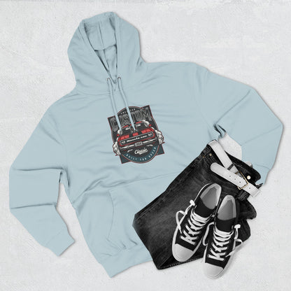 Retro Red Camaro Hoodie — Vintage Muscle Car Graphic Pullover
