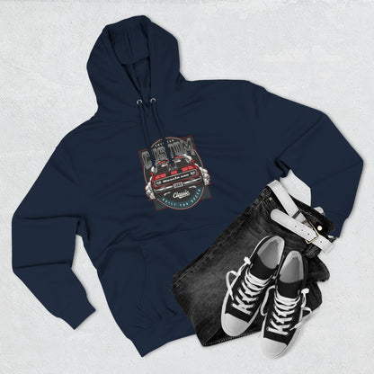 Retro Red Camaro Hoodie — Vintage Muscle Car Graphic Pullover