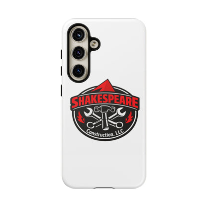 Tough Cases: Shakespeare Construction Logo Phone Case