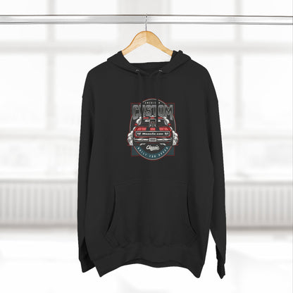 Retro Red Camaro Hoodie — Vintage Muscle Car Graphic Pullover