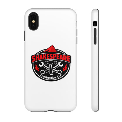 Tough Cases: Shakespeare Construction Logo Phone Case