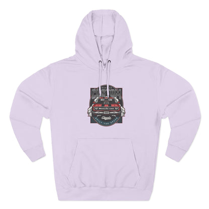 Retro Red Camaro Hoodie — Vintage Muscle Car Graphic Pullover