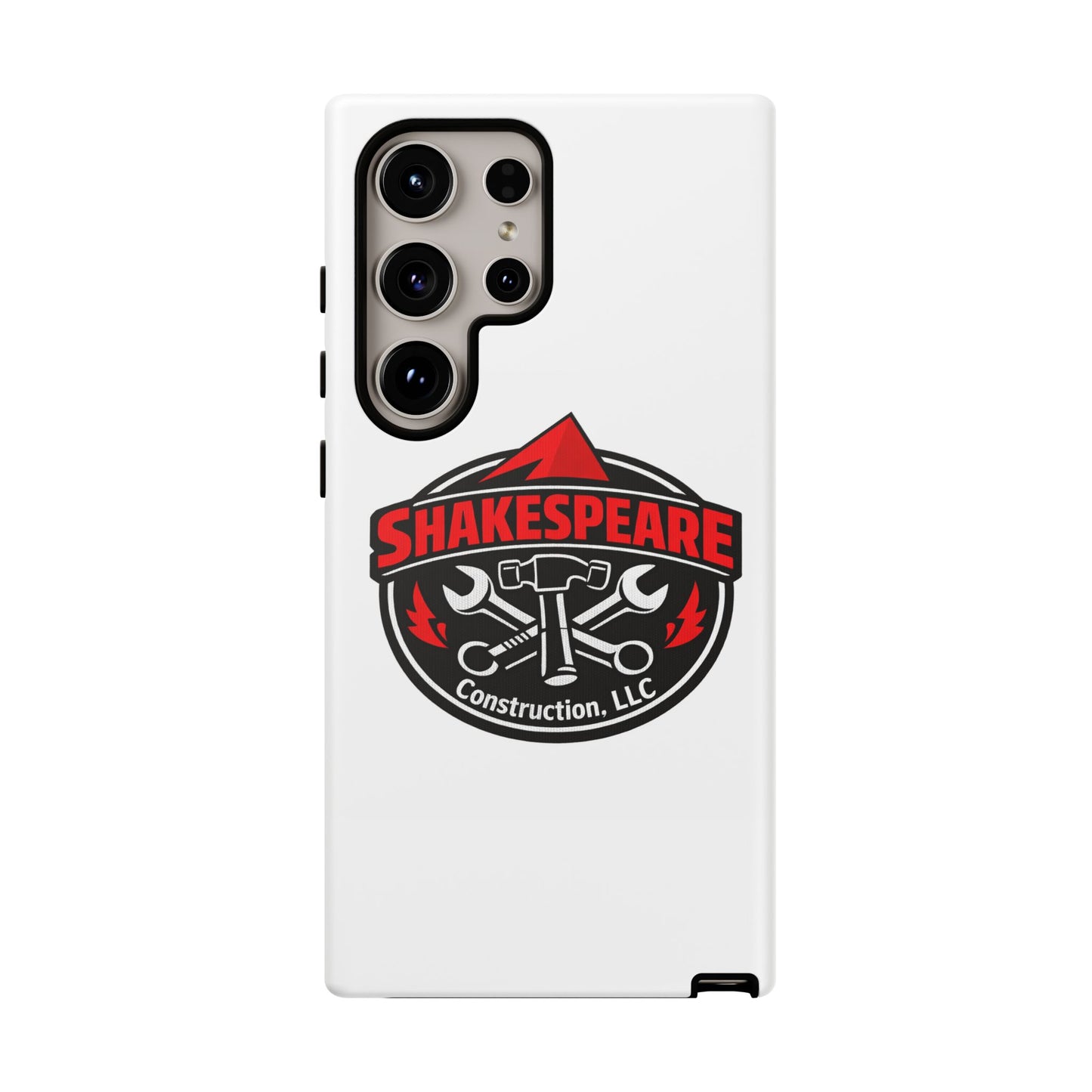 Tough Cases: Shakespeare Construction Logo Phone Case