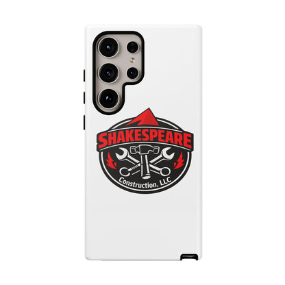 Tough Cases: Shakespeare Construction Logo Phone Case