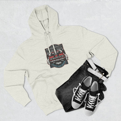 Retro Red Camaro Hoodie — Vintage Muscle Car Graphic Pullover