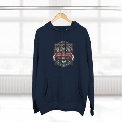 Retro Red Camaro Hoodie — Vintage Muscle Car Graphic Pullover
