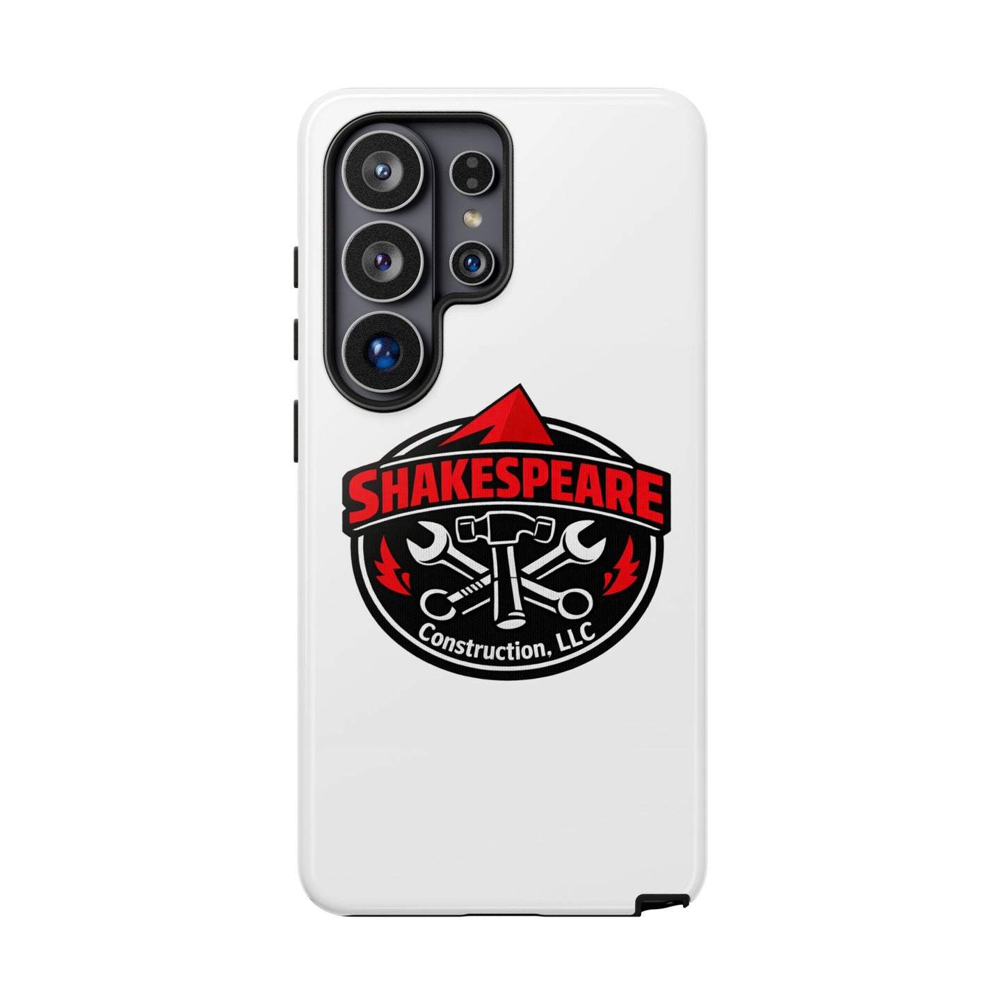 Tough Cases: Shakespeare Construction Logo Phone Case