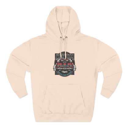 Retro Red Camaro Hoodie — Vintage Muscle Car Graphic Pullover