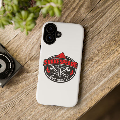 Tough Cases: Shakespeare Construction Logo Phone Case