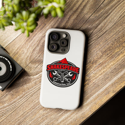 Tough Cases: Shakespeare Construction Logo Phone Case