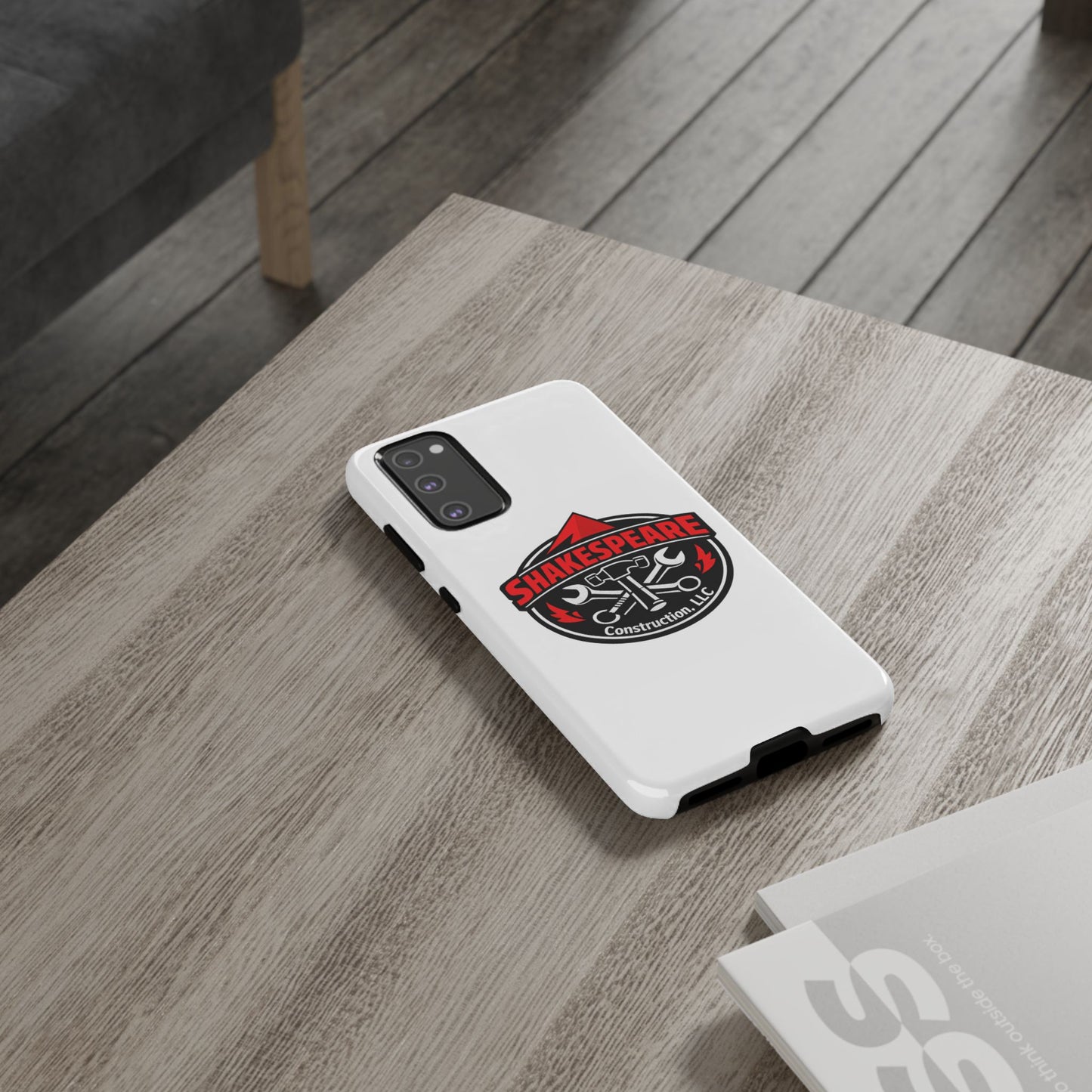 Tough Cases: Shakespeare Construction Logo Phone Case