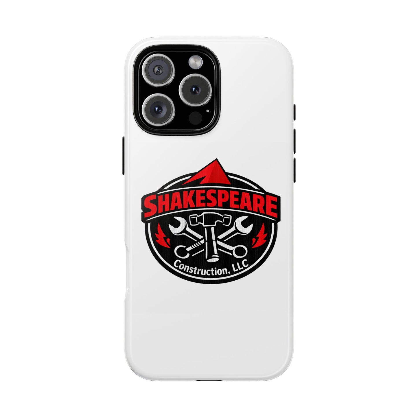 Tough Cases: Shakespeare Construction Logo Phone Case